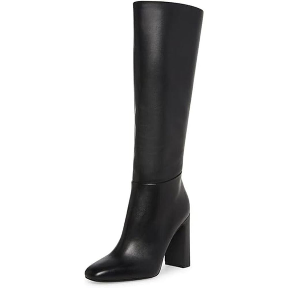 STEVE MADDEN Women's Ally Square Toe Knee High Block Heel Boots 9.5 NEW